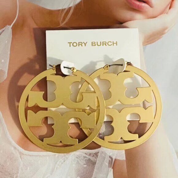 Gold Statement Earrings - Picture 2 of 6